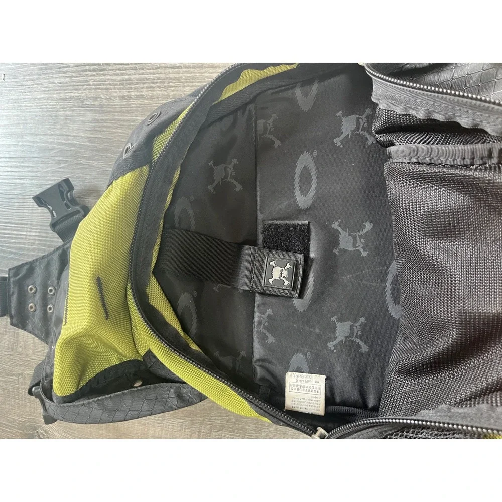 Oakley Icon 2.0 Backpack Lime Green Black Technical Tactical Laptop Bag Vintage